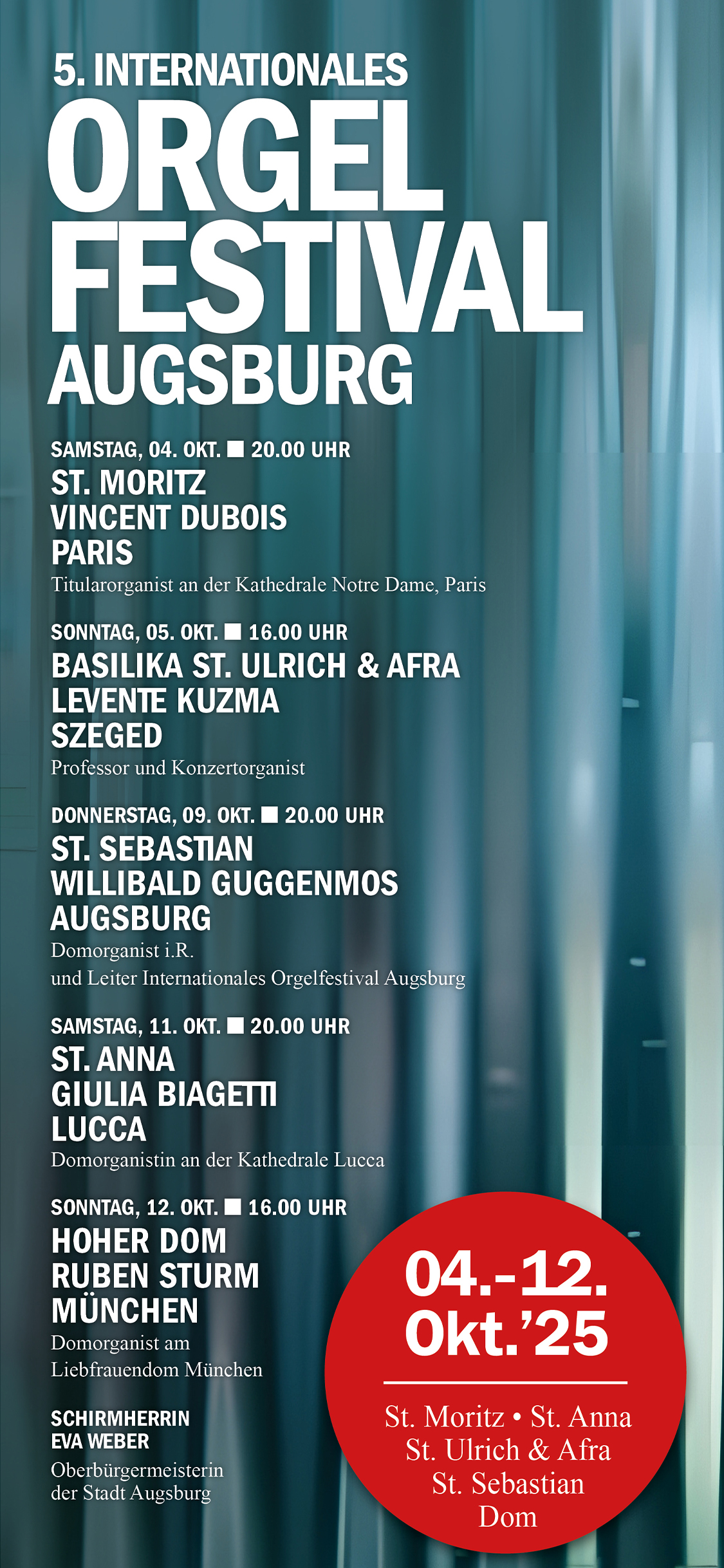 Orgelfestival Augsburg Orgelfestival Augsburg